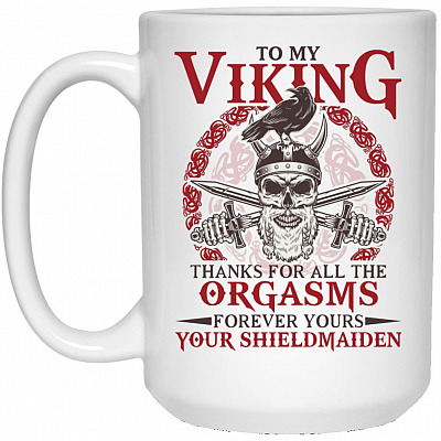 15 oz. White Mug