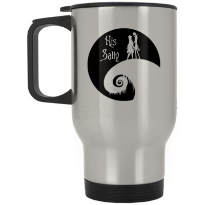 14 oz. Silver Travel Mug