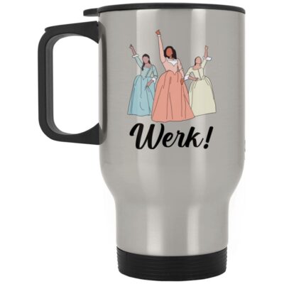 14 oz. Silver Travel Mug