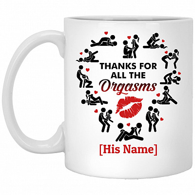 Personalized Thanks for All the Mug, White, 11 oz. White Mug