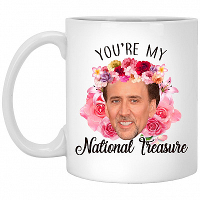 Nicholas Cage You Are My National, White, 11 oz. White Mug