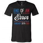 End Of An Error January 20th, Black, V-Neck T-Shirt End Of An Error January 20th, Black, V-Neck T-Shirt