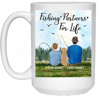 15 oz. White Mug