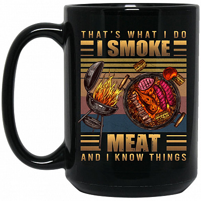 15 oz. Black Mug