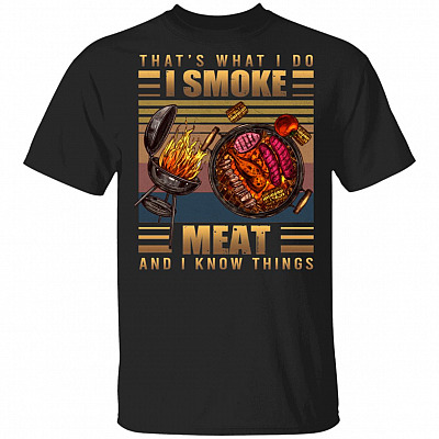 That's What I Do I Smoke, Black, Unisex T-Shirt