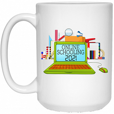 15 oz. White Mug