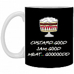 XP8434 11 oz. White Mug, Black, 11 oz. White Mug