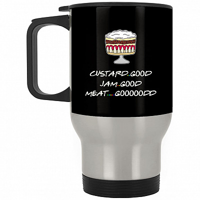 14 oz. Silver Travel Mug