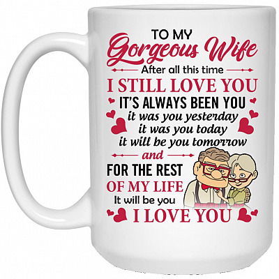 15 oz. White Mug