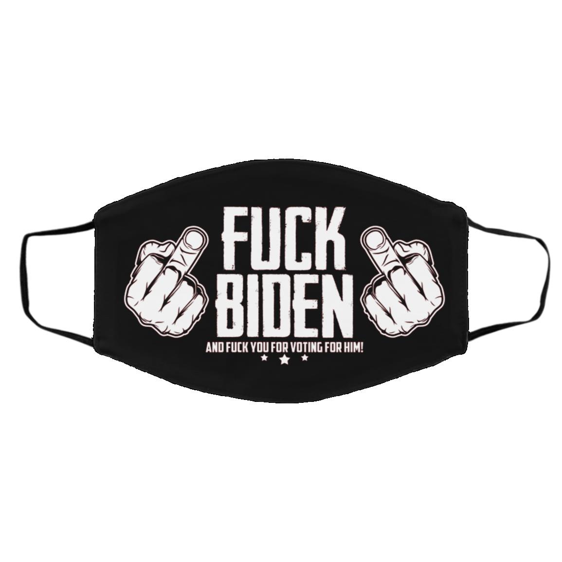 Fuck Mask, Black, Cloth Face Cover – Medium/Large