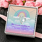 7P. Woman complete me(4) Forever Love Necklace (Silver) 4