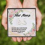 4KNG. New mama(3) Infinity Heart Necklace (Silver)