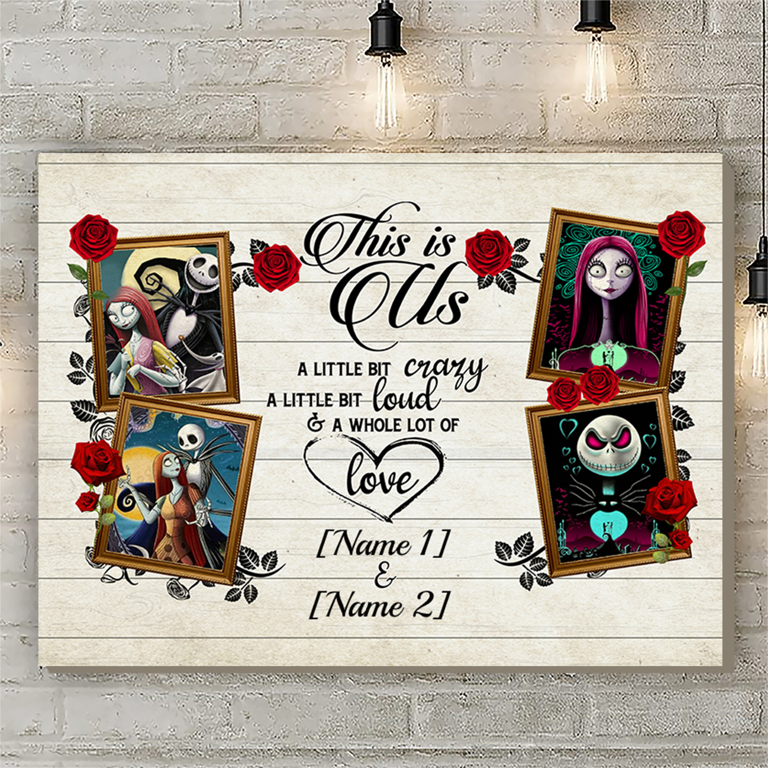 Personalized This Is Us A Little Bit Crazy Nightmare Jack And Sally