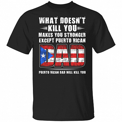 Puerto Dad, Black, Unisex T-Shirt