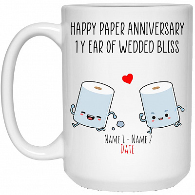 15 oz. White Mug