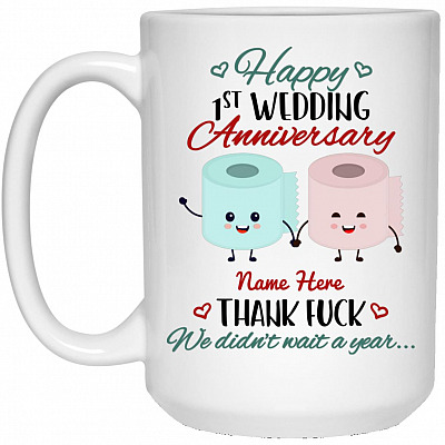 15 oz. White Mug