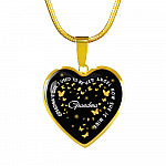 Grandma's Girl I Used To Be Her Angel Now She Is Mine Heart Pendant Necklace - Loss of Grandmother Necklace - Heart Luxury Necklace (Gold Plated) Grandma's Girl I Used To Be Her Angel Now She Is Mine Heart Pendant Necklace - Loss of Grandmother Necklace - Heart Luxury Necklace (Gold Plated)