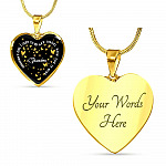 Grandma's Girl I Used To Be Her Angel Now She Is Mine Heart Pendant Necklace - Loss of Grandmother Necklace - Heart Luxury Necklace (Gold Plated) Grandma's Girl I Used To Be Her Angel Now She Is Mine Heart Pendant Necklace - Loss of Grandmother Necklace - Heart Luxury Necklace (Gold Plated)