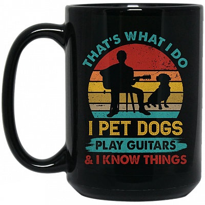15 oz. Black Mug