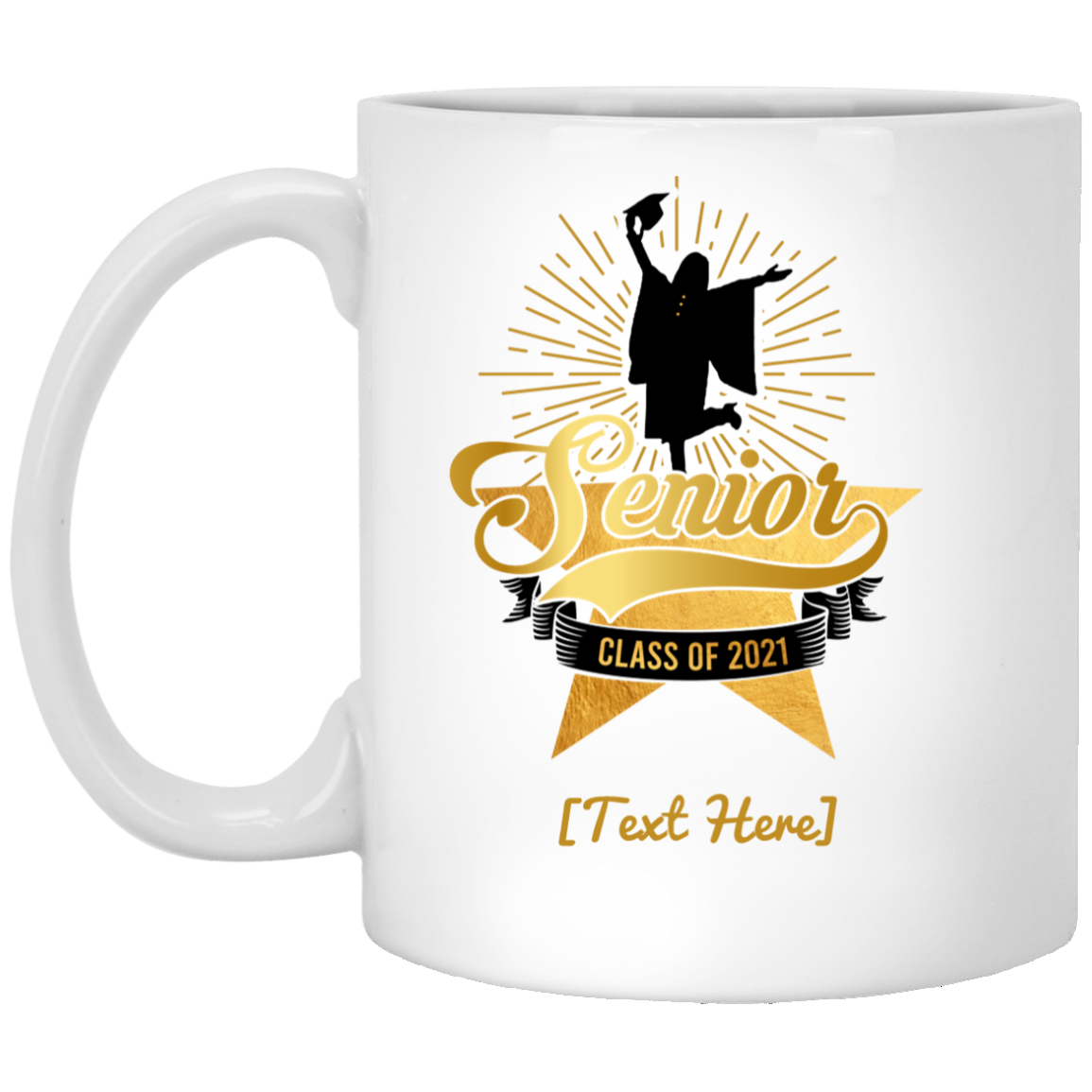 Personalized Senior Class of 2021 Musical Graduation Ceramic Coffee Mug - Beer Stein - Water Bottle - Color Changing Mug, White, 11 oz. White Mug Personalized Senior Class of 2021 Musical Graduation Ceramic Coffee Mug - Beer Stein - Water Bottle - Color Changing Mug, White, 11 oz. White Mug