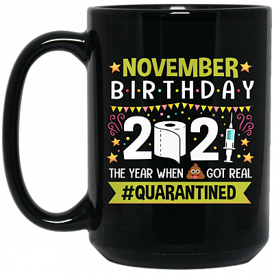 15 oz. Black Mug