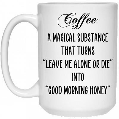 15 oz. White Mug