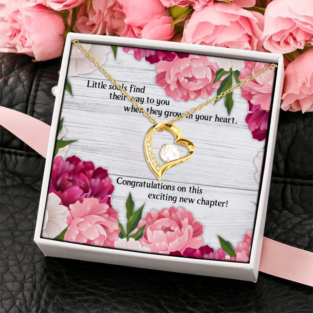 6KNG. Little souls(4) Forever Love Necklace (Gold) 4