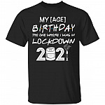 Personalized Age My Birthday, Black, Unisex T-Shirt Personalized Age My Birthday, Black, Unisex T-Shirt