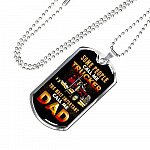 Some People Call Me Trucker The Most Important Call Me Dad Dog Tag Pendant Necklace - Dog Tag (Silver)