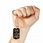 Some People Call Me Trucker The Most Important Call Me Dad Dog Tag Pendant Necklace - Dog Tag (Silver)