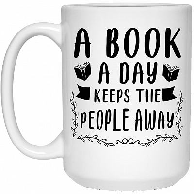15 oz. White Mug