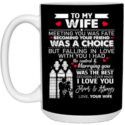 15 oz. White Mug