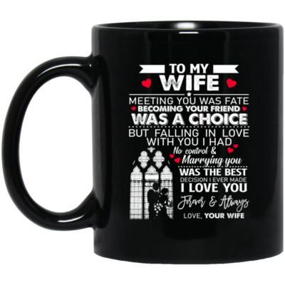 11 oz. Black Mug