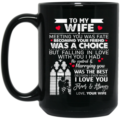 15 oz. Black Mug