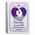 Personalized Star Constellation Gallery Wrapped Framed Canvas Prints-Unframed Poster-Home Decor Wall Art, White, 0.75'' Framed Canvas