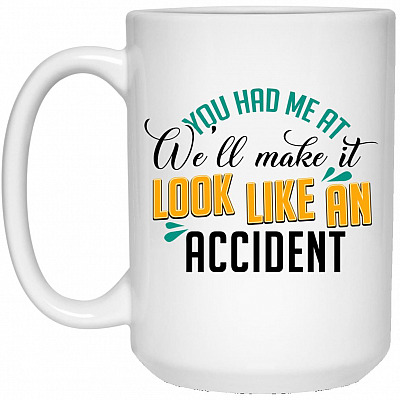 15 oz. White Mug