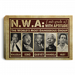 Cilvil Right African American Leader the World Most Powerful Group Framed Canvas Prints - Unframed Poster, White, 0.75'' Framed Canvas