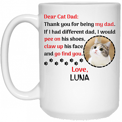 15 oz. White Mug