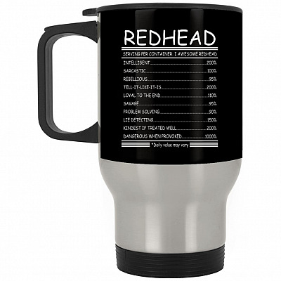 14 oz. Silver Travel Mug