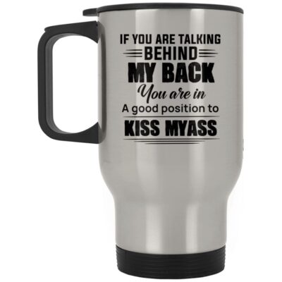 14 oz. Silver Travel Mug