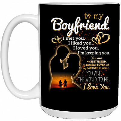 15 oz. White Mug