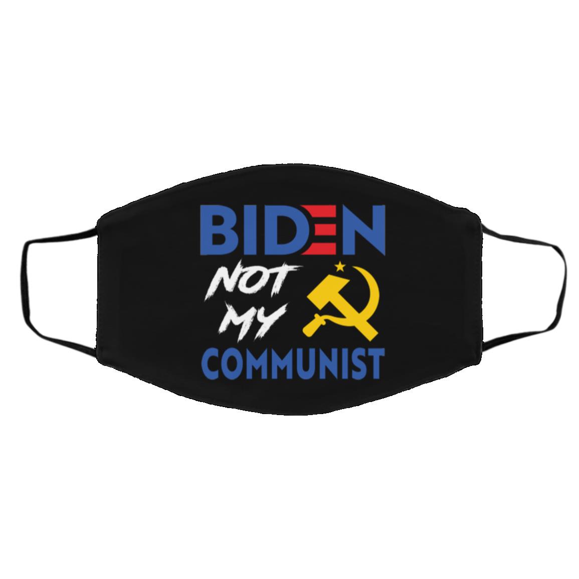 My Communist mask (1), Black, Cloth Face Cover – Medium/Large