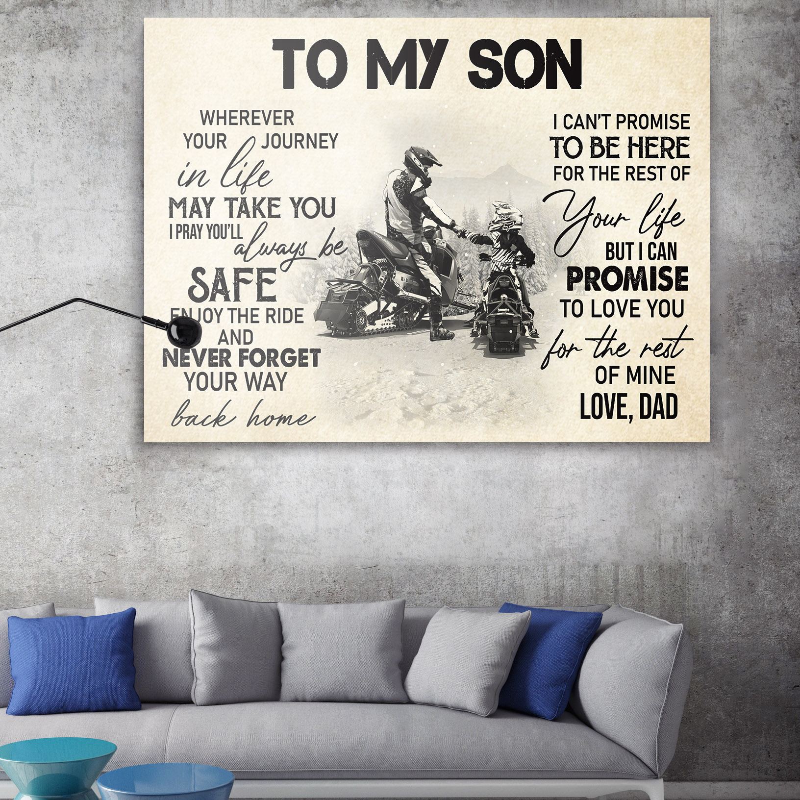 mock up poster with vintage hipster loft interior background, 3D