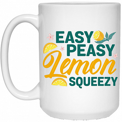 15 oz. White Mug