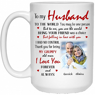 15 oz. White Mug