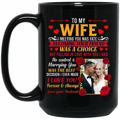 15 oz. Black Mug