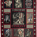 Knight A Child of God Blanket, White, Cozy Plush Fleece Blanket - 50x60 Knight A Child of God Blanket, White, Cozy Plush Fleece Blanket - 50x60