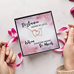 9Th. Distance Means So Little message card(4) Interlocking Hearts Necklace 5