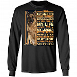 Friend Your Partner Your Shepherd, Black, Long Sleeve