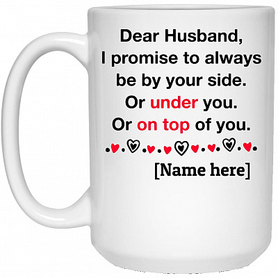 15 oz. White Mug